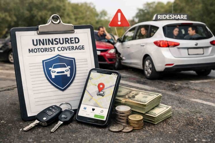 Stacking Uninsured Motorist Benefits After a Third-Party Rideshare Crash